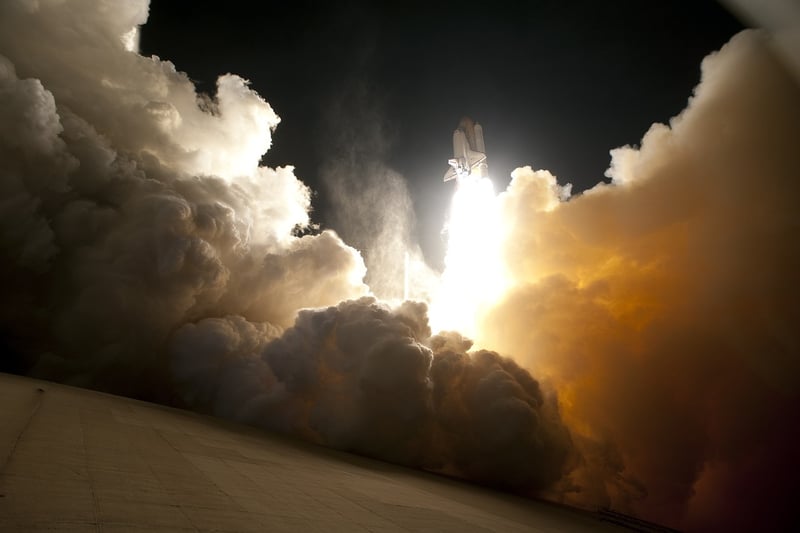 Space Shuttle Lift Off